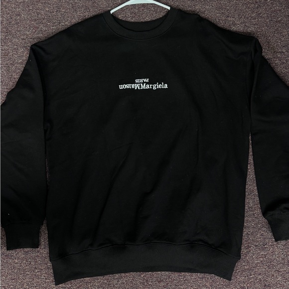 Maison Martin Margiela Black Crewneck Sweater - Picture 1 of 3